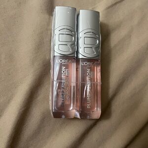 L'Oreal Plump Ambition Hyaluronic Lip Gloss - 020 Rose